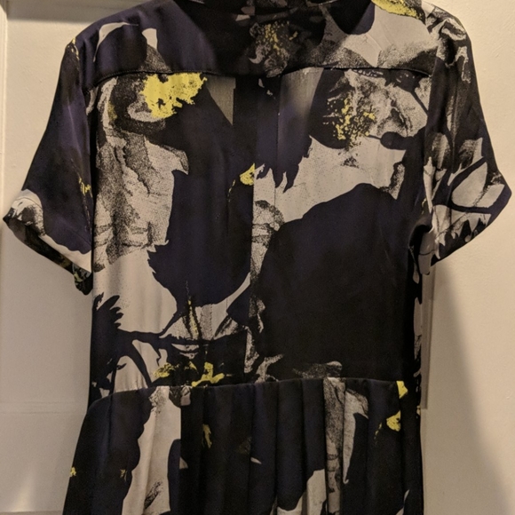 Parker Navy Print Dress - Picture 4 of 5